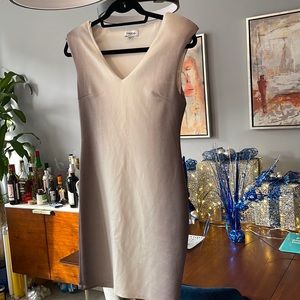 Bebe ombré dress white to grey. Size S